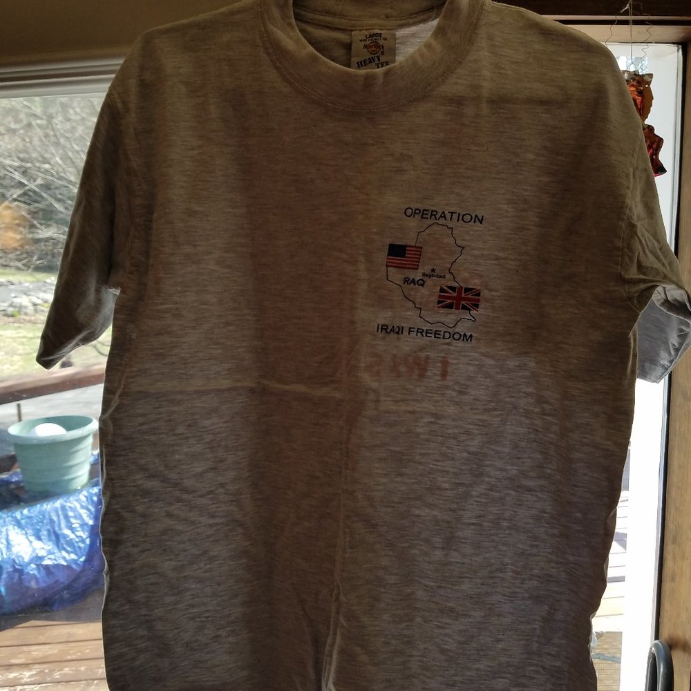 Operation Iraqi Freedom I Was There T-Shirt Large